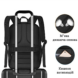 Рюкзак для фототехніки та ноутбука Mosiso 16 46х30 см Чорний (IBF080B)