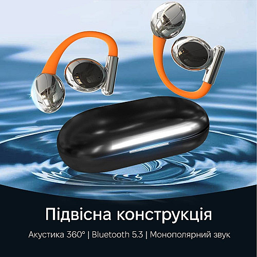 Бездротові навушники Inspire YYK-880 Чорний Помаранчевий
