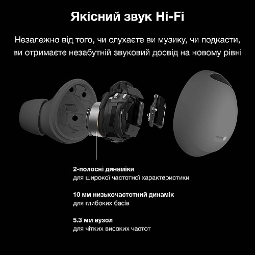 Бездротові навушники Inspire Buds2 Pro Black