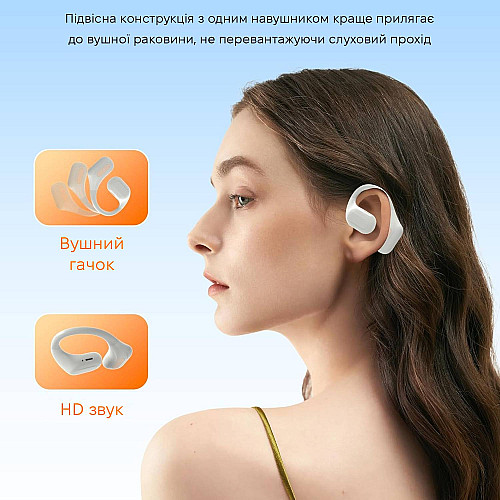 Бездротові накладні навушники Inspire C01 White
