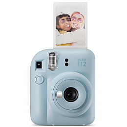 Подарочный набор камера Fujifilm Instax Mini 12/Фотобумага 100 шт/Чехол/Фотоальбом на 64 фото Голубой