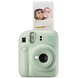 Подарочный набор камера Fujifilm Instax Mini 12/Фотобумага 100 шт/Чехол/Фотоальбом на 64 фото Зеленый