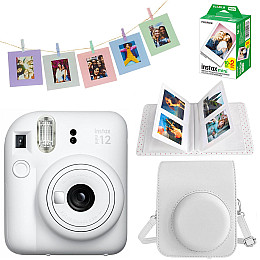 Подарочный набор камера Fujifilm Instax Mini 12/Фотобумага 20шт/Чехол/Фотоальбом на 64 фото/Набор фоторамок 10 шт 2516978247