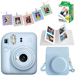Подарочный набор камера Fujifilm Instax Mini 12/Фотобумага 20шт/Чехол/Фотоальбом на 64 фото/Набор фоторамок 10 шт 2516978248