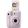 Подарочный набор камера Fujifilm Instax Mini 12/Фотобумага 20шт/Чехол/Фотоальбом на 64 фото/Набор фоторамок 10 штук