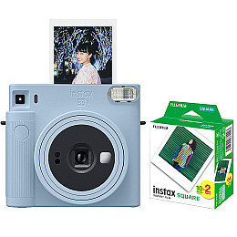 Фотоапарат Fujifilm Instax Square SQ1 Glacier та фотопапір на 20 аркушів Blue