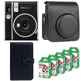 Подарочный набор Фотоаппарат Fujifilm Instax Mini 40/Фотобумага 50 шт/Чехол/Фотоальбом на 108 фото Ч