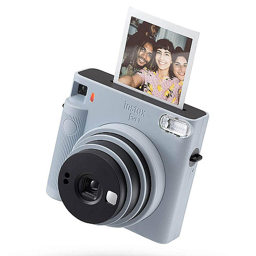 Подарочный набор камера Fujifilm Instax Square SQ1/Фотобумага 40 шт/Чехол/Фотоальбом 80 фото Голубой