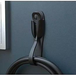 Органайзер-фиксатор кабеля Captain 3M 10 шт Черный