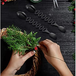 Органайзер-фиксатор кабеля Captain 10 шт 3М Чорний