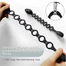 Органайзер-фиксатор кабеля Captain 10 шт 3М Чорний