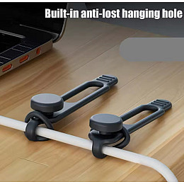 Фиксатор кабеля Beus 5 шт Черный