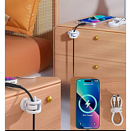 Фиксатор кабеля Beus 15 шт Белый