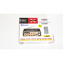 Усилитель звука UKC SN-802BT FM+USB Bluetooth Karaoke Черный (749383375)