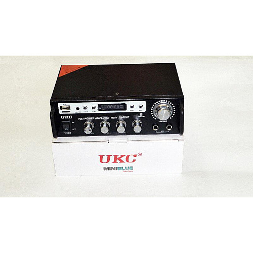 Усилитель звука Bluetooth радио UKC SN 555 BT Black (007544)
