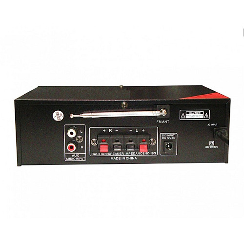 Усилитель звука Bluetooth UKC SN 222 BT Black (008335)