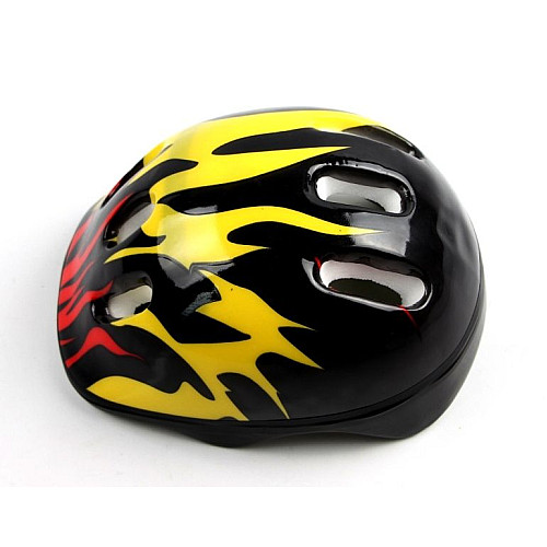 Защитный шлем обычный Scale Sports Fire S 50-54 см Black (2025797550)