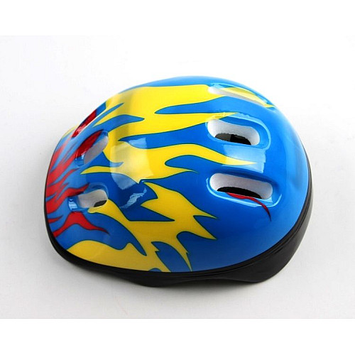 Защитный шлем обычный Scale Sports Fire S 50-54 см Blue (532345808)