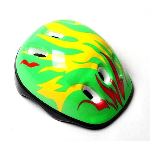 Защитный шлем обычный Scale Sports Fire S 50-54 см Green (503838475)
