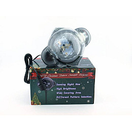Светодиодный лазерный проектор уличный Christmas Snowfall Projector WL-808 дискошар