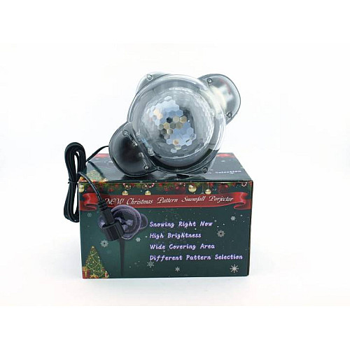 Светодиодный лазерный проектор уличный Christmas Snowfall Projector WL-808 дискошар