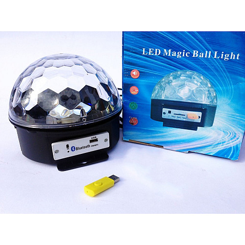 Светомузика диско шар Magic Ball Music MP3 плеєр з bluetooth Спартак XXB 01/M6