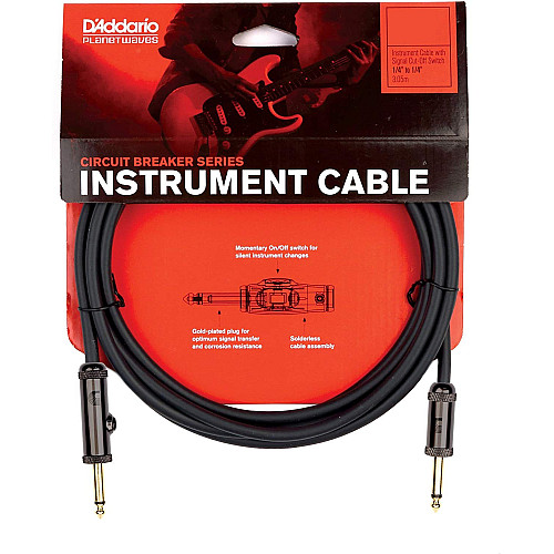 Кабель інструментальний D'Addario PW-AG-10 Circuit Breaker Instrument Cable 3.0m (10ft)
