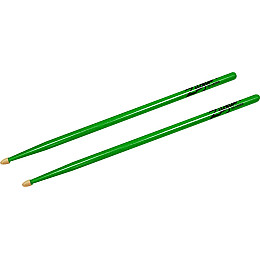 Барабанні палички Zildjian Z5AACDGG 5A Acorn Neon Green Drumsticks