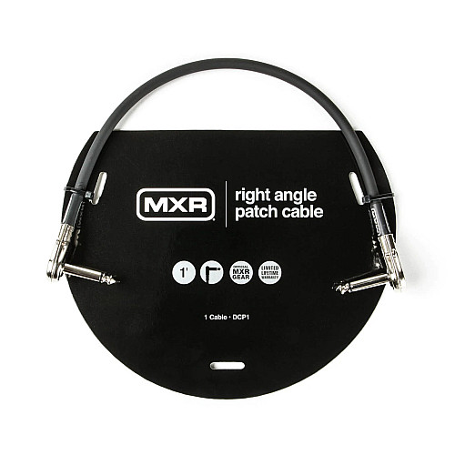 Кабель інструментальний Dunlop DCP1 MXR Patch Cable 0.3м (1фут) (Кутовий)