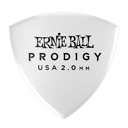 Медиаторы Ernie Ball 9338 White Large Shield Prodigy Picks 6-Pack 2.0 mm (6 шт.)