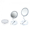 Косметическое зеркало My Foldaway Mirror для макияжа с Led подсветкой круглое настольное