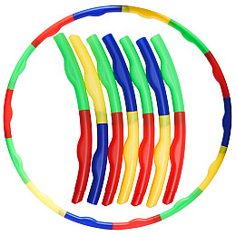 Обруч складной Хула Хуп Hula Hoop двухцветный SP-Sport FI-307
