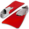Ласты с закрытой пяткой MadWave M074605405W 38-39 Красный-Серый