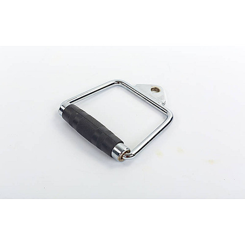 Рукоятка для тренажера одиночная закрытая с PU накладкой HIGHQ SPORT SC-8095 15x15,5см