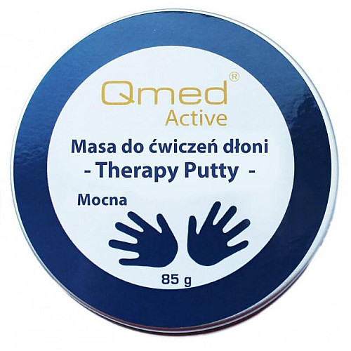 Пластичная масса для реабилитации ладони Qmed Therapy Putty Strong сильная