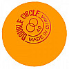 Мячи для настольного тенниса DHS Double Circle Dual 40+ 120 шт Orange