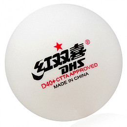 М'ячі для настільного тенісу DHS Cell-Free Dual 40+ мм 1*