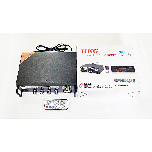Усилитель звука UKC SN 555 BT с радио и Bluetooth