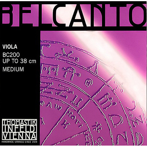Струны для альта Thomastik-Infeld BC200 Belcanto Up To 38cm 4/4 Viola Strings Medium Tension