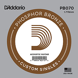 Струна D'Addario PB070 Phosphor Bronze .070