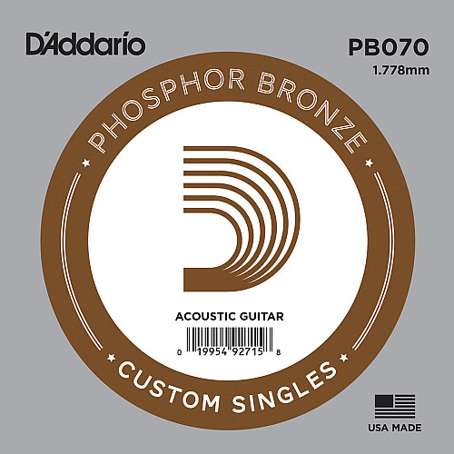 Струна D'Addario PB070 Phosphor Bronze.070