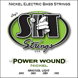 Струны для бас-гитары SIT NR45100L Power Wound Nickel Electric Bass Strings Light 45/100