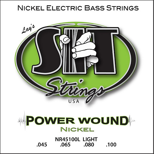 Струны для бас-гитары SIT NR45100L Power Wound Nickel Electric Bass Strings Light 45/100