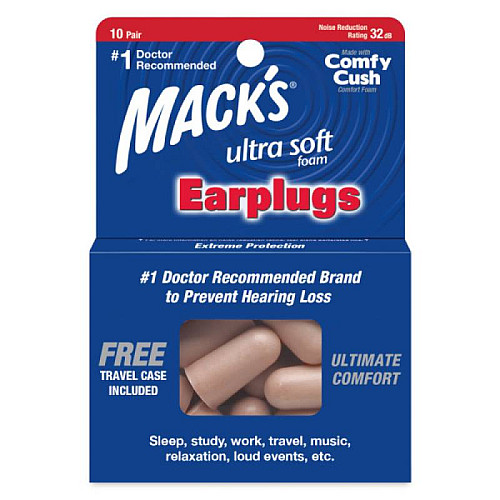 Беруши MACK`S Ultra Safe Sound мягкие 10 пар