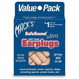 Беруши MACK`S Ultra Safe Sound мягкие 30 пар