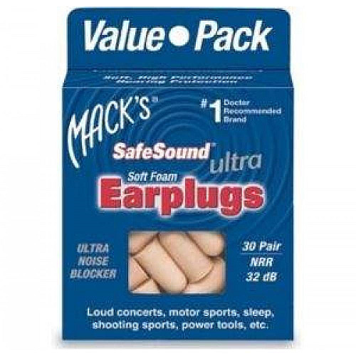 Беруши MACK`S Ultra Safe Sound мягкие 30 пар