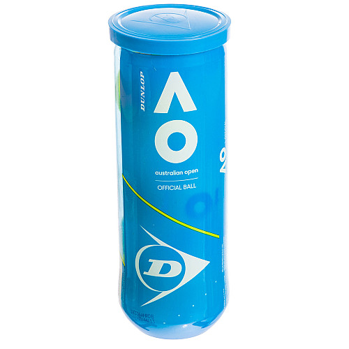 М'яч для великого тенісу DUNLOP AUSTRALIAN OPEN DL601354 3 шт Салатовий