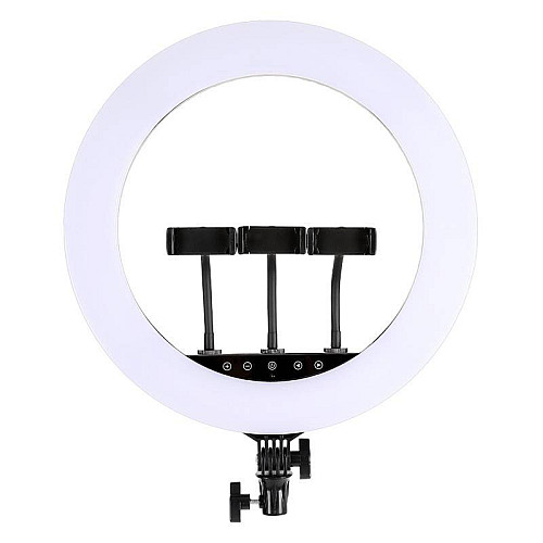Велика кільцева світлодіодна лампа Ring Light LED 45см RGB без штатива