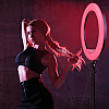 Велика кільцева світлодіодна лампа Ring Light LED 45см RGB без штатива