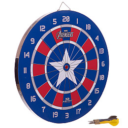Мишень для игры в дартс JOEREX MARVEL CAPTN AMERICAN JMBB19027-T 45см Синий